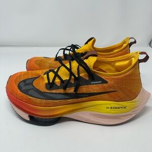 Nike ZoomX Orange and Yellow Sneakers